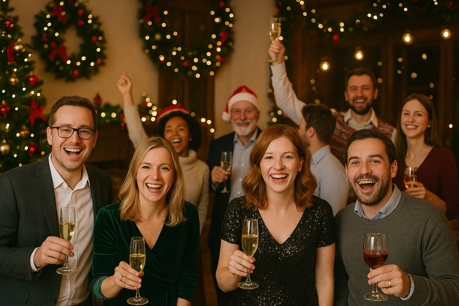 Helsingin Osakesäästäjien ja Suomen Vuokranantajien yhteinen joulujuhla